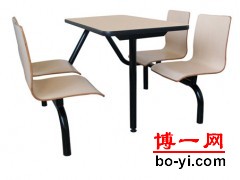 四川快餐桌椅-防火板桌