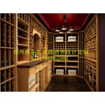 鹤壁本土智能酒窖设计定制、酒窖空调、实木酒架酒柜设计安装