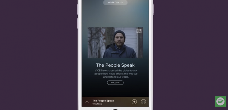 Spotify 增加视频功能