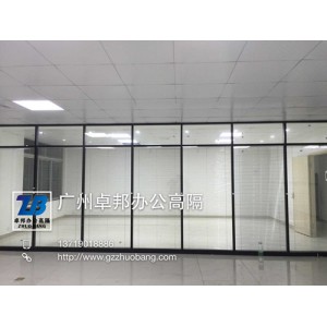 广州卓邦供应办公玻璃隔断高隔间定制安装