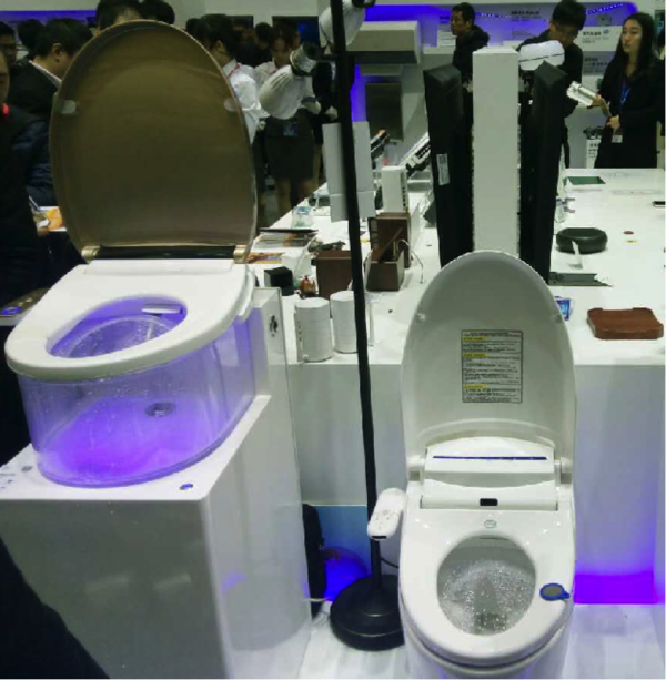 智能马桶盖:海尔发布一款智能无尾马桶盖,实现了卫浴的智能化管理