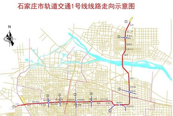 石家庄地铁1号线一期工程及3号线一期首开段工程,已经进入设备安装及