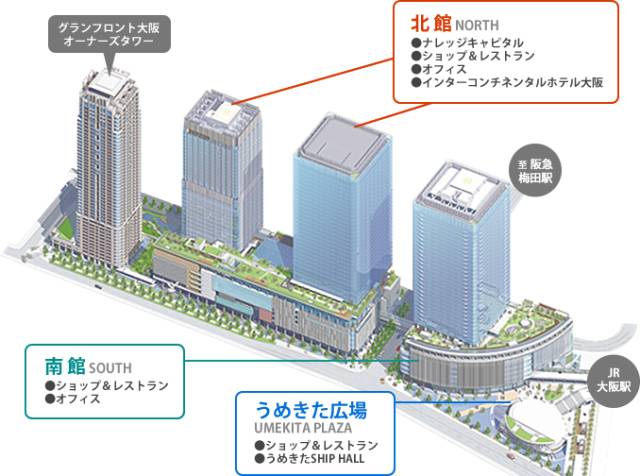 Grand Front融入各种社会功能，吸引更广区域的消费客群