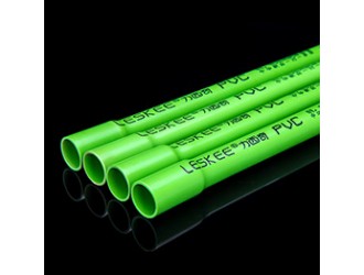 广东力西奇PVC阻燃线管绿色弱电套管穿线管18年品牌厂家图1