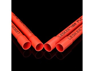 广东力西奇PVC红色强电套管阻燃绝缘穿线管18年品牌厂家图1