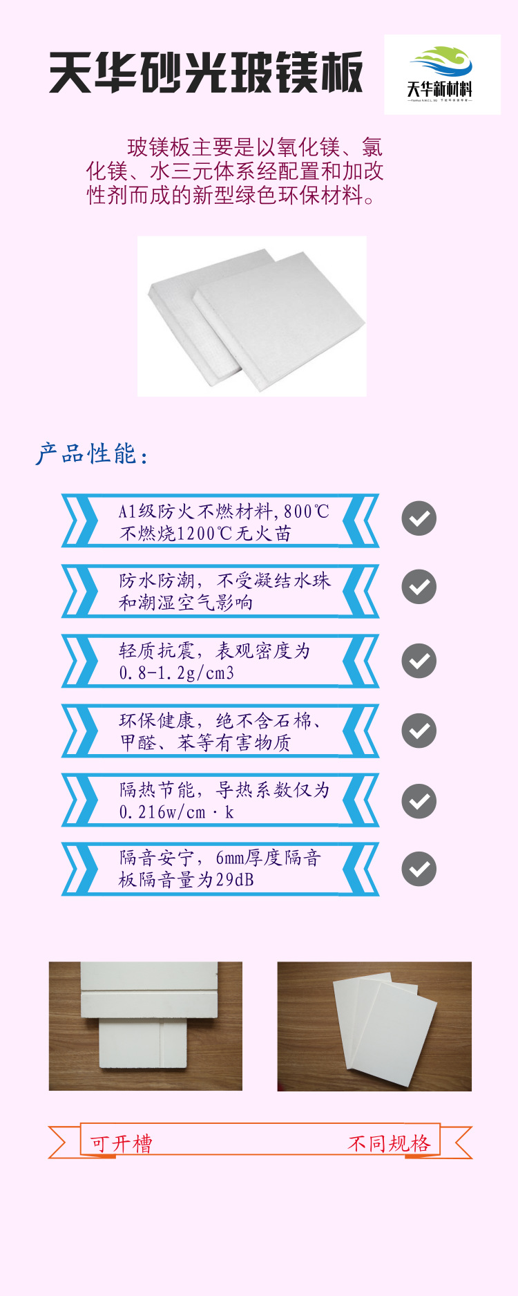 玻镁防火板简介