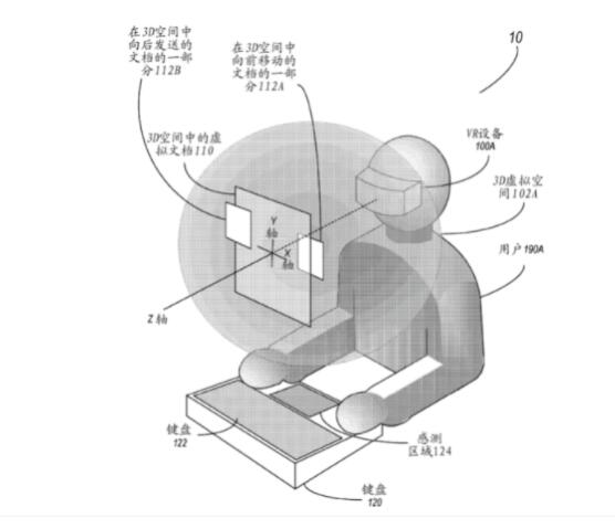 苹果新专利获授权：可在 VR 中编辑 3D 文档