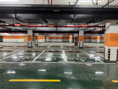 南京地下车库停车场交通设施-停车位划线规划
