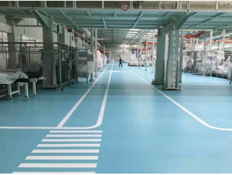 南京5S工厂划线的画线方法-达尊道路标线图1