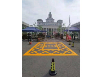 南京道路划线-消防车登