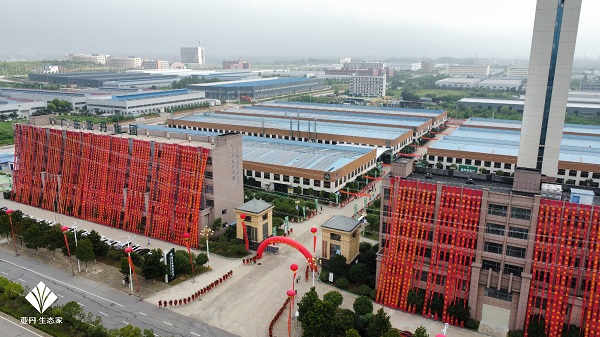 亚丹信阳工厂正式投产，开启生态家居新纪元